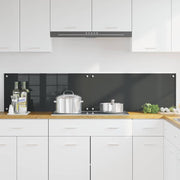 Vidaxl keukenachterwand 2 st donkergrijs 90 x 40 cm gehard glas - afbeelding 3