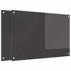 Vidaxl keuken spatscherm 2 pcs donkergrijs 90 x 60 cm gehard glas