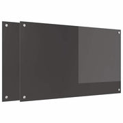 Vidaxl keukenachterwand 2 st donkergrijs 100 x 60 cm gehard glas - afbeelding 2