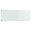 Vidaxl keuken spatscherm 2 pcs wit 110 x 40 cm gehard glas