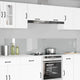 Vidaxl keukenachterwand 2 st doorzichtig 110 x 40 cm gehard glas
