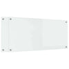 Vidaxl keuken spatscherm 2 pcs doorzichtig 110 x 50 cm gehard glas