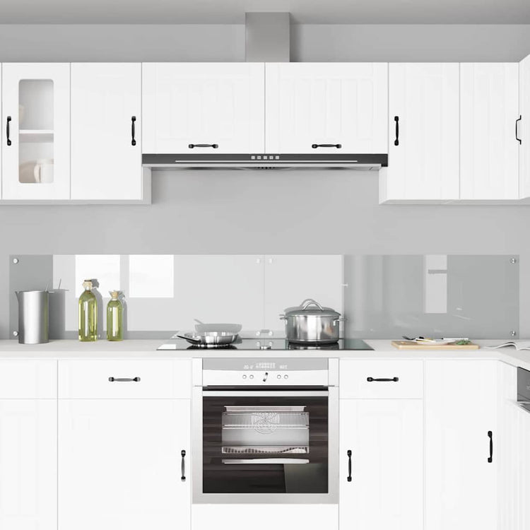 Vidaxl keukenachterwand 2 st doorzichtig 120 x 40 cm gehard glas