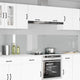 Vidaxl keukenachterwand 2 st doorzichtig 120 x 50 cm gehard glas