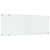 Vidaxl keuken spatscherm 2 pcs doorzichtig 120 x 50 cm gehard glas