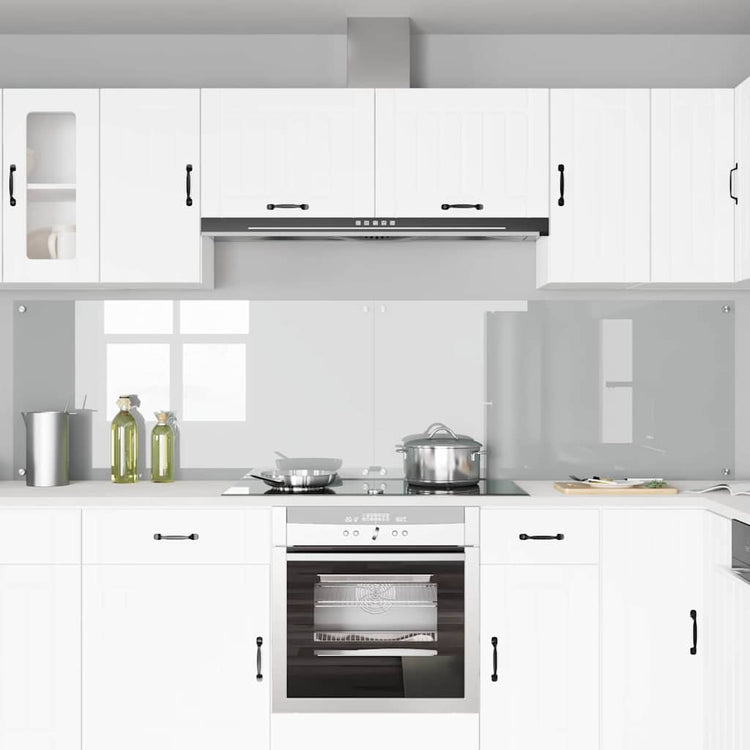 Vidaxl keukenachterwand 2 st doorzichtig 120 x 60 cm gehard glas