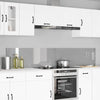 Vidaxl keuken spatscherm 2 pcs lichtgrijs 110 x 40 cm gehard glas