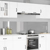 Vidaxl keuken spatscherm 2 pcs lichtgrijs 110 x 50 cm gehard glas