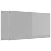 Vidaxl keuken spatscherm 2 pcs lichtgrijs 110 x 60 cm gehard glas