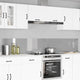 Vidaxl keukenachterwand 2 st lichtgrijs 120 x 40 cm gehard glas