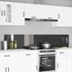 Vidaxl keukenachterwand 2 st donkergrijs 110 x 40 cm gehard glas