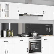 Vidaxl keukenachterwand 2 st donkergrijs 120 x 50 cm gehard glas - afbeelding 1