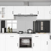 Vidaxl keuken spatscherm 2 pcs donkergrijs 120 x 60 cm gehard glas