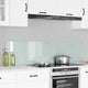 Vidaxl keukenachterwand 2 st wit 80 x 40 cm gehard glas
