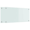 Vidaxl keuken achterwand 2 pcs wit 80 x 40 cm gehard glas