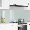 Vidaxl keuken achterwand 2 pcs wit 80 x 60 cm gehard glas
