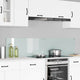 Vidaxl keukenachterwand 2 st wit 90 x 40 cm gehard glas