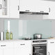 Vidaxl keukenachterwand 2 st wit 90 x 60 cm gehard glas