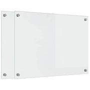 Vidaxl keukenachterwand 2 st transparant 70 x 50 cm gehard glas - afbeelding 2