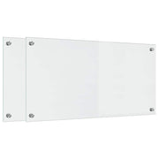 Vidaxl keukenachterwand 2 st transparant 80 x 40 cm gehard glas - afbeelding 2
