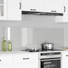 Vidaxl keuken achterwand 2 pcs doorzichtig 80 x 50 cm gehard glas