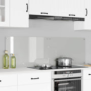 Vidaxl keukenachterwand 2 st transparant 80 x 50 cm gehard glas - afbeelding 1