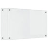 Vidaxl keuken achterwand 2 pcs doorzichtig 80 x 50 cm gehard glas