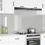 Vidaxl keukenachterwand 2 st transparant 80 x 60 cm gehard glas - afbeelding 1