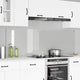 Vidaxl keuken achterwand 2 pcs doorzichtig 90 x 60 cm gehard glas