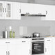 Vidaxl keukenachterwand 2 st transparant 100 x 40 cm gehard glas