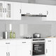 Vidaxl keukenachterwand 2 st transparant 100 x 50 cm gehard glas