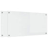 Vidaxl keuken achterwand 2 pcs doorzichtig 100 x 50 cm gehard glas