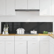Vidaxl keukenachterwand 2 st zwart 90 x 40 cm gehard glas - afbeelding 3