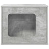 Vidaxl kattenhuis beton 51 x 30 x 42,5 cm bewerkt hout