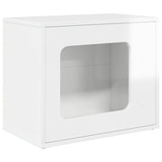 Vidaxl kattenhuis hoogglans wit 51 x 30 x 42,5 cm bewerkt hout - afbeelding 2