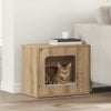 Vidaxl kattenhuis ambachtelijk eiken 51 x 30 x 42,5 cm bewerkt hout