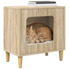 Vidaxl kattenhuis sonoma 51 x 30 x 52 cm bewerkt hout