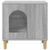 Vidaxl kattenhuis grijs sonoma 51 x 30 x 52 cm bewerkt hout