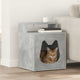 Vidaxl kattenhuis beton 42,5 x 40 x 53,5 cm bewerkt hout