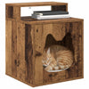 Vidaxl kattenhuis oudhout 42,5 x 40 x 53,5 cm bewerkt hout