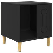 Vidaxl hondenhuis zwart 44 x 42 x 49 cm bewerkt hout - afbeelding 2