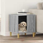 Vidaxl hondenhuis grijs sonoma 44 x 42 x 49 cm bewerkt hout - afbeelding 1