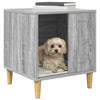 Vidaxl hondenhuis grijs sonoma 44 x 42 x 49 cm bewerkt hout