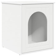 Vidaxl kattenhuis wit 53 x 52 x 62 cm bewerkt hout - afbeelding 2