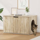Vidaxl kattenhuis sonoma 85 x 55 x 50,5 cm bewerkt hout