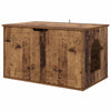 Vidaxl kattenhuis oudhout 85 x 55 x 50,5 cm bewerkt hout