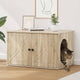 Vidaxl kattenhuis sonoma 85 x 55 x 50,5 cm bewerkt hout