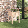 Vidaxl tuin bloempot natuur 50 x 50 x 70 cm massief grenenhout
