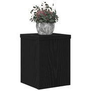 Vidaxl plantenstandaard 2 st zwart eiken 15 x 15 x 20 cm bewerkt hout - afbeelding 3