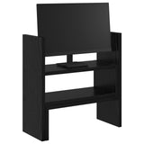 Vidaxl monitor bureau stand zwart eiken 40 x 17 x 41 cm bewerkt hout - afbeelding 3
